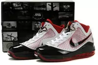 nike basketall chaussures lebron vii-96 blanc rouge noir kobe vi chaussures 2011